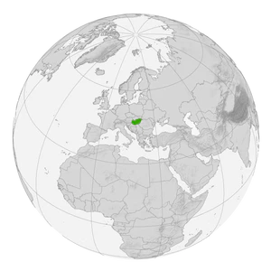 Венгрия на карте мира