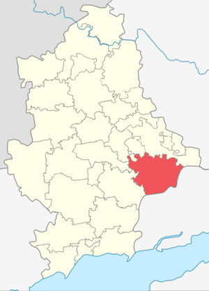 alt=Амвросиевский район Амвросиевский муниципальный округ на карте