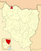 Расположение муниципалитета на карте провинции