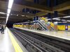 Estación de Canillas, andén de la estación, Línea 4, Madrid, España, 2015.JPG