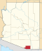 Map of Arizona highlighting Santa Cruz County.svg