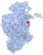 Расположение муниципалитета на карте провинции
