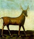 Niko Pirosmani. «A Deer». 91x104 cm.jpg