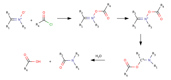 Nirtones.Acylation+Rearrangement.svg