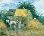 Camille Pissarro - The Hay Cart, Montfoucault - Google Art Project.jpg