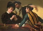 Caravaggio (Michelangelo Merisi) - The Cardsharps - Google Art Project.jpg