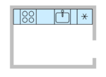 Kitchen in one line.png