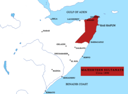 Majeerteen sultanate map.png