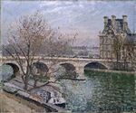 Pissarro Camille, Le Pont Royal et le Pavillon de Flore, 1903, ppp134, Petit Palais.jpg