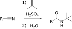 Ritter Reaction Scheme.svg