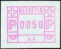 Switzerland 1976 variable value stamp A4 0050 Mi 1.jpg