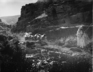 'He leadeth me beside the still waters' LOC matpc.05407.jpg