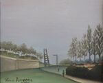 'View of the Fortifications from the Porte de Vanves' by Henri Rousseau, 1909, Hermitage.JPG