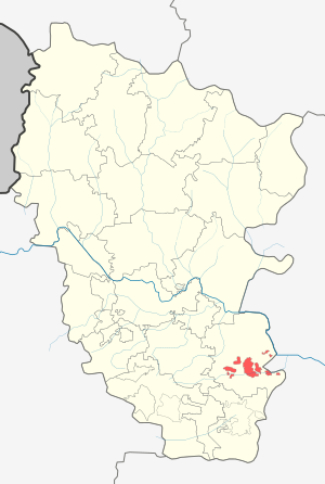 город Краснодон на карте