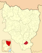Расположение муниципалитета на карте провинции