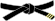 Black belt 3rd dan.svg
