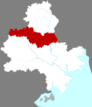Юнчунь на карте