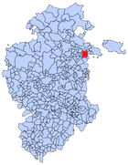 Расположение муниципалитета на карте провинции