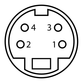 MiniDIN-4 Connector Pinout.svg