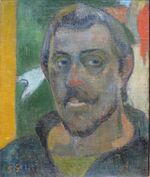 Self-portrait by Paul Gauguin, c. 1890, Pushkin Museum.JPG