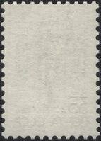 The Soviet Union 1988 CPA 6022 stamp back (14th standard issue of Soviet Union. 1st issue. 'Mercury', sculpture by Giambologna (1529-1608)) 1200dpi.jpg