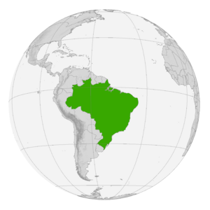 Бразилия на карте