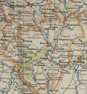 Поимский район на карте