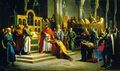 Альфонсо VI даёт клятву, что непричастен к убийству своего брата Санчо II