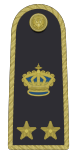 Shoulder boards of capitano di fregata of the Regia Marina (1936).svg
