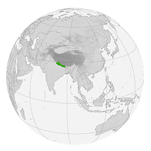 Непал на карте мира