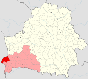 Каменецкий район на карте
