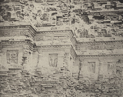 KITLV 88213 - Unknown - Reliefs on a temple at Bhitargaon in British India - 1897.tif