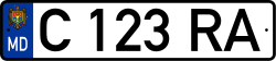 MD license plate C123RA 2011.svg