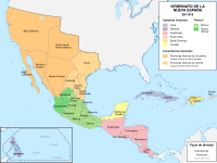 Mapa del Virreinato de la Nueva España (1819).svg