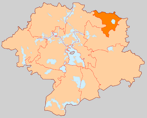 Щучьенское сельское поселение на карте