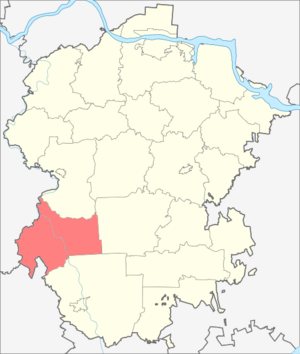 Порецкий район Порецкий муниципальный округ на карте