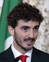 Celebration of the 2022 MotoGP World Championship victory at the Quirinal Palace 2 (cropped).jpg