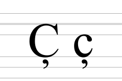 Latin letter C with comma below.svg