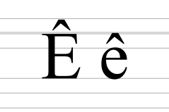 Latin letter E with circumflex.svg