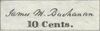 USA postmaster provisional stamp Baltimore MD 1845 Mi 3 Sc 3X2.jpg