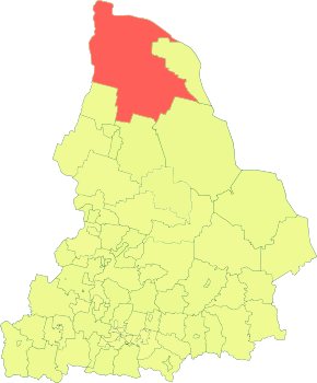 Ивдельский городской округ на карте