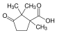 1,2,2-trimethyl-3-oxocyclopentanecarboxylic acid.svg