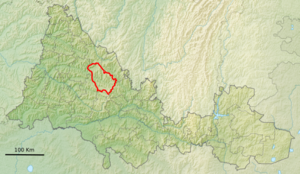 Александровский район на карте