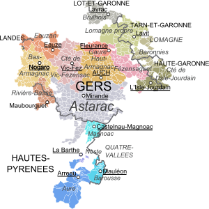 Carte de l'Armagnac.svg