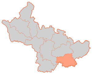 Витебский уезд на карте