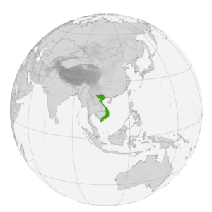 Вьетнам на карте мира