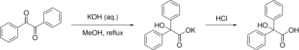 Benzilicacidrearrangement.svg