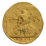 INC-518-r Андреевский червонец 1749 г. (реверс).png