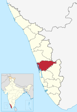 Эрнакулам на карте