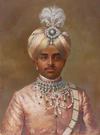 Maharaja Sir Sri Krishnaraja Wodiyar 1906 by 1906 K Keshavayya.jpg